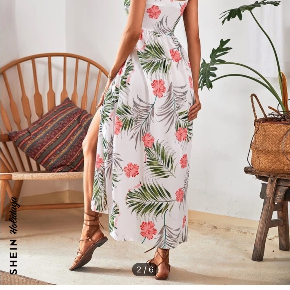 Floral Button-Down Sundress large - Picture 2 of 5